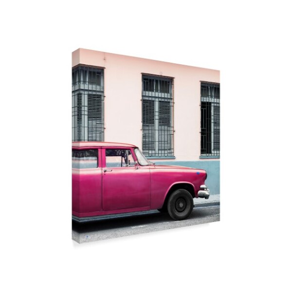 Philippe Hugonnard 'Close Up Of Pink Car' Canvas Art,35x35